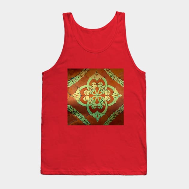 Terracotta floor motif Tank Top by stevepaint